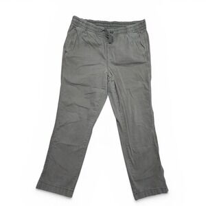 LL Bean Favorite Fit Olive Pull On Drawstring Pants Women's 12 Reg 510731